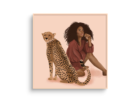 Fine Art Illustration Print "Cheetah"
