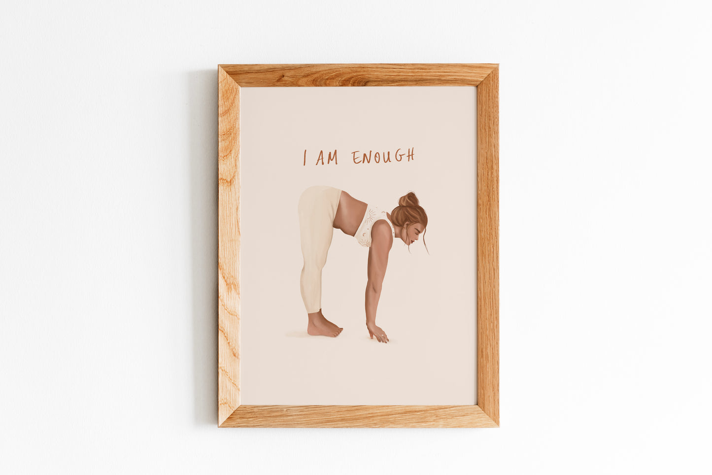 Affiche/ Poster - Illustration "I am enough"